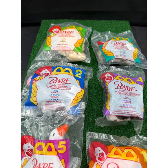 MCDONALDS HAPPY‎ MEAL BABE 1995 #1 #2 #3 #4 #5 #6 NIP Sealed Lot Of 6 - Picture 3 of 9